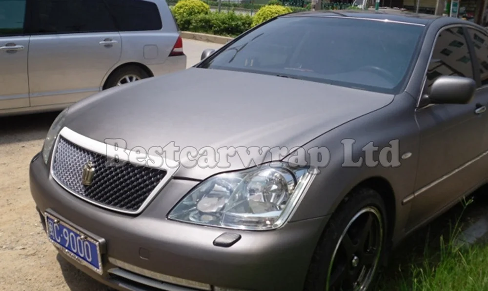 matte chrome satin silver matte silver car wrap film 3m (2)