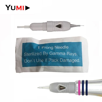 

100pcs/lot 1P Grey Tattoo Needles Cartridges Disposable 8mm Screw For Charmant Liberty Permanent Pen Microblading Microneedling