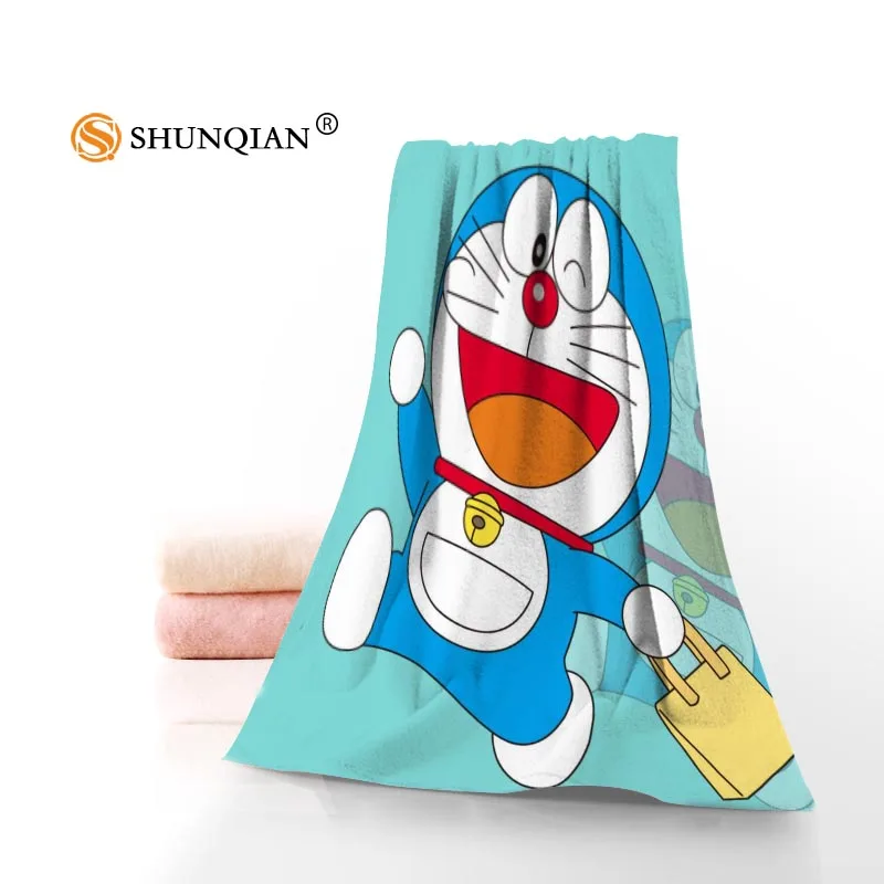 Новинка на заказ Doraemon полотенце с принтом хлопок лицо/банные полотенца из микрофибры Ткань для детей Мужчины Женщины полотенце для душа s - Цвет: Towel