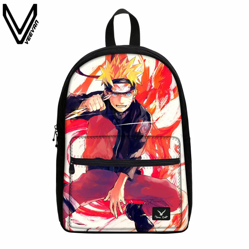 

VEEVANV Clutch Men Bag Anime Uzumaki Naruto Kakashi With Zip Pockets Portfolio Backpack For School Girl Boys Luxury Women Bags