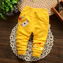 Сезон весна-осень; Симпатичные Детские Хлопковые штанишки для мальчиков штаны для девочек 3-4year Штаны