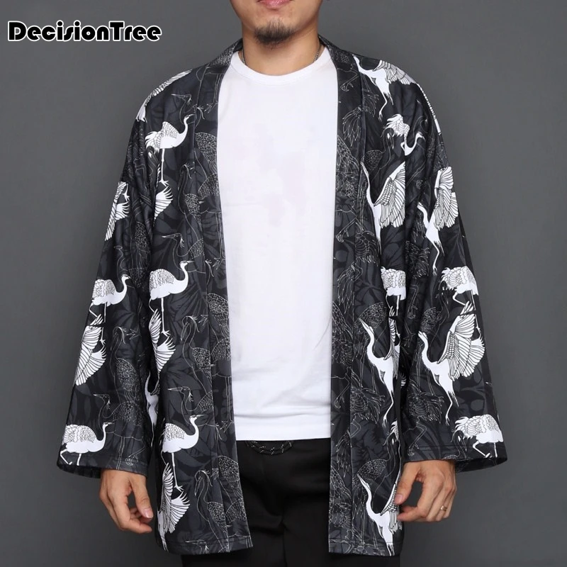 2019 summer japan style kimono men 100% cotton&linen loose mens jackets plus sleeve open stitch casual coat male windbreaker 2019 summer japan style kimono men 100% cotton&linen loose mens jackets plus sleeve open stitch casual coat male windbreaker