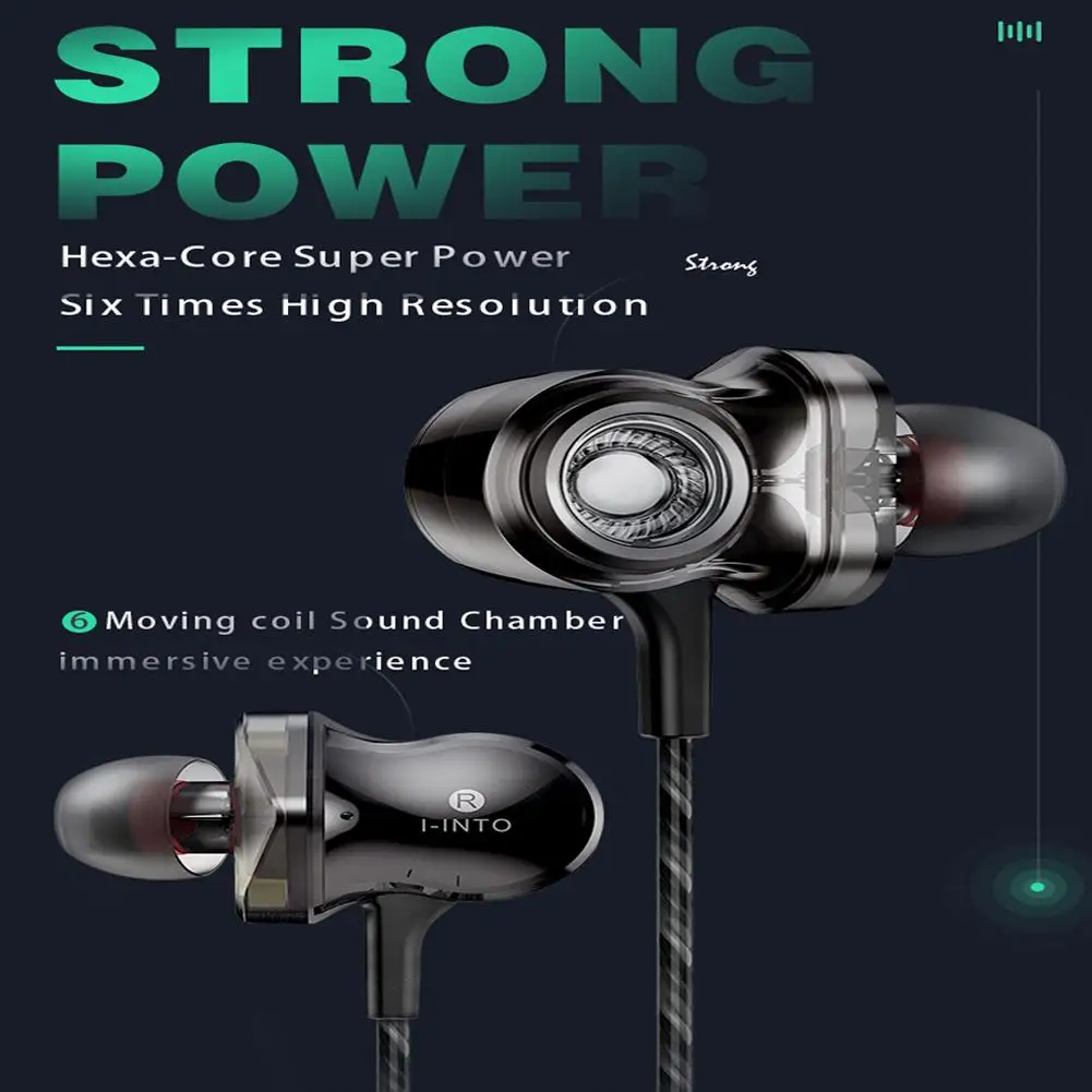 HobbyLane i8 3 5 мм проводные наушники 3DD 6 Drive HIFI стерео спортивные музыкальные бас DJ с
