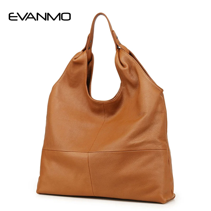 Luxury Super Big Genuine Leather Black Shoulder Bag Women Purse Shopper Totes High Capacity ...