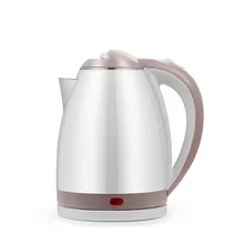 Электрический чайник из нержавеющей стали 1500 л, Вт, автоматическое отключение, быстрый нагрев горячей воды, котел для заваривания чая, нагреватель, ЕС, США, вилка