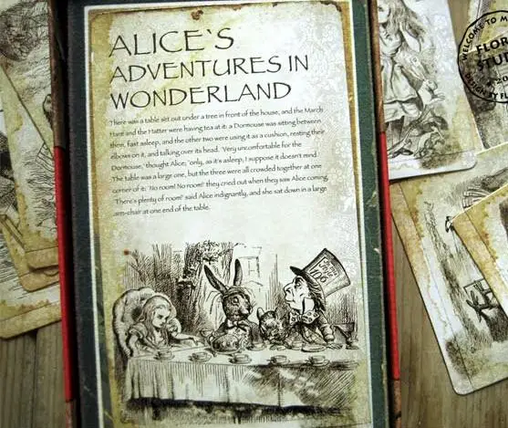 20 шт./компл. Винтаж стиль Приключения Алисы в стране чудес открытка набор поздравительных открыток