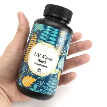 

UV Resin Hard Type Ultraviolet Curing Solar Cure Resin Sunlight Activated Crafts Transparent Clear Gel 200g