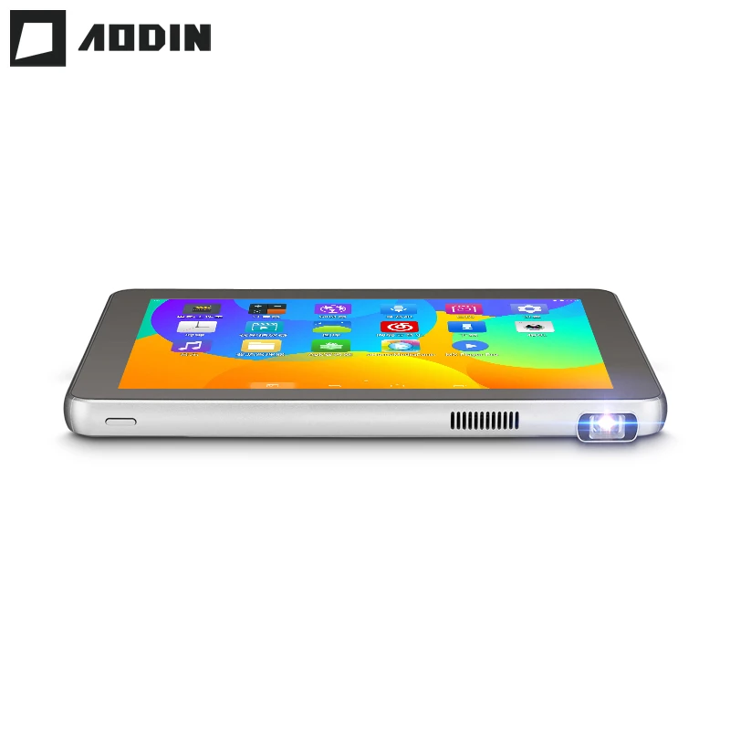 Smart DLP Portable Projector Tablet 2 in 1 LED mini micro projector Android 8 Inch 3G Tablet PC WiFi Home Theater Kids Education