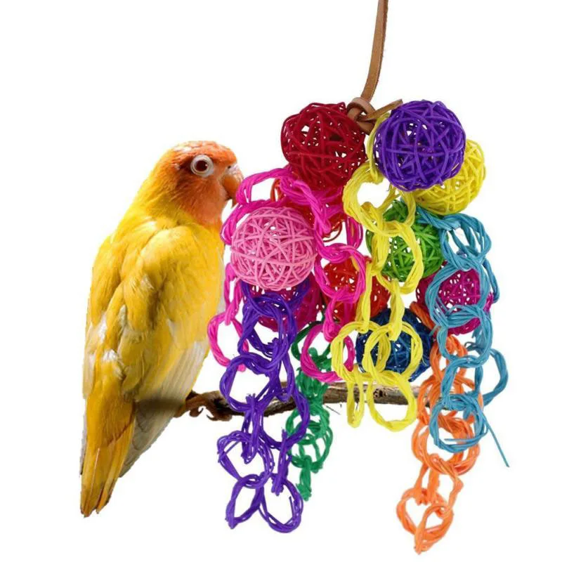 Птичий шар игрушки с колокольчиком подвесные аксессуары для попугая попугайчика Cockatie