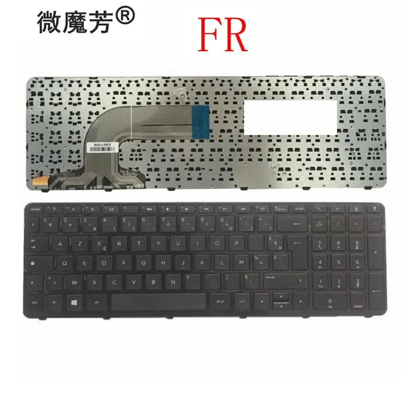 For HP elitebook 725 G4 820 G4 828 G4 keyboard Frame NO Backlit Belgian Clavier