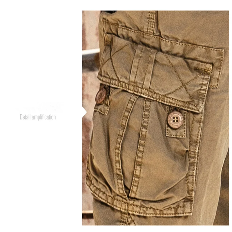Men Casual Trousers Europe The United States Pure Cotton Large Code Foreign Trade Trousers Outdoor Straight 5