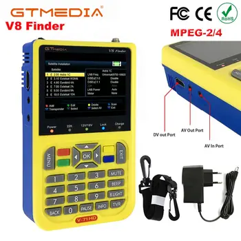 

GTmedia V8 Finder DVB-S2/S2X Satellite Meter Satellite Finder satfinder better than freesat v8 finder SATLINK WS-6906 6916 6950
