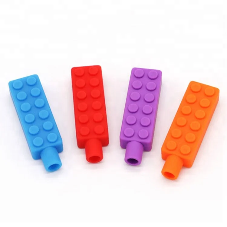 FDA-Silicone-Pencil-Toppers-Chewy-Brick-Toys