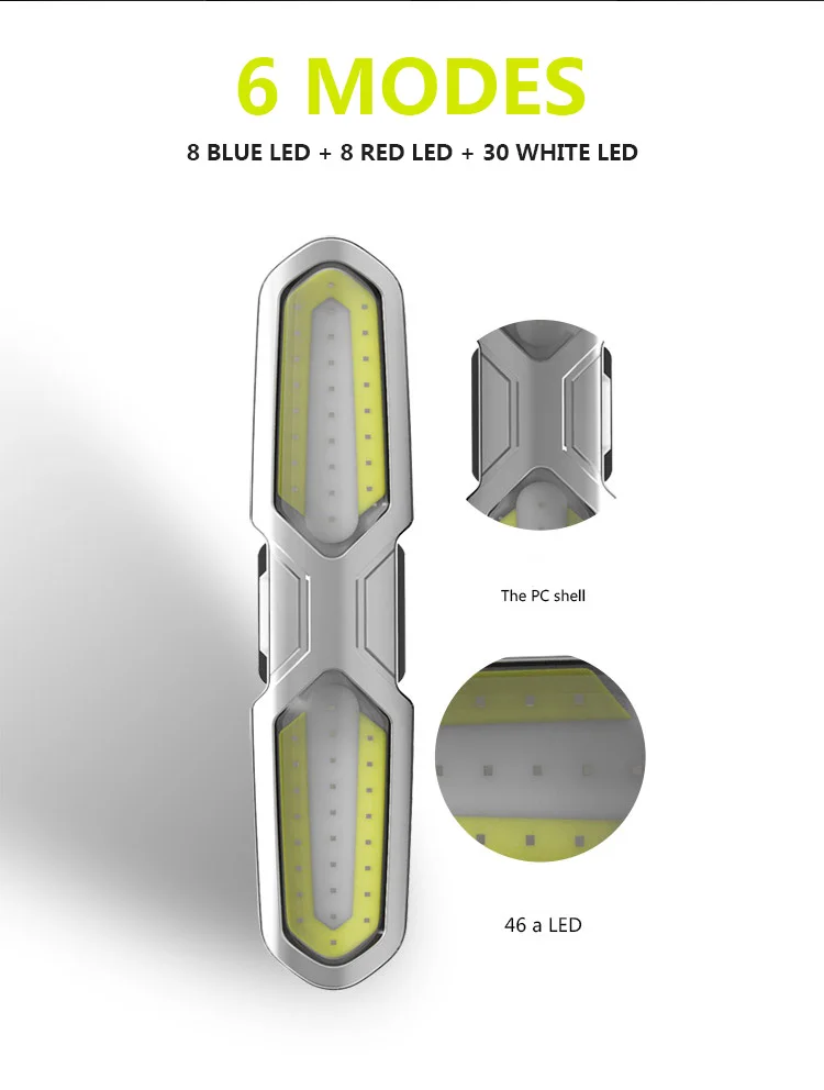 Cheap Bike Tail Light USB Rechargeable Warning Safety Bicycle Rear Light LED Bicycle Light Cycling Flash Lamp MTB Road Bike Taillight 2