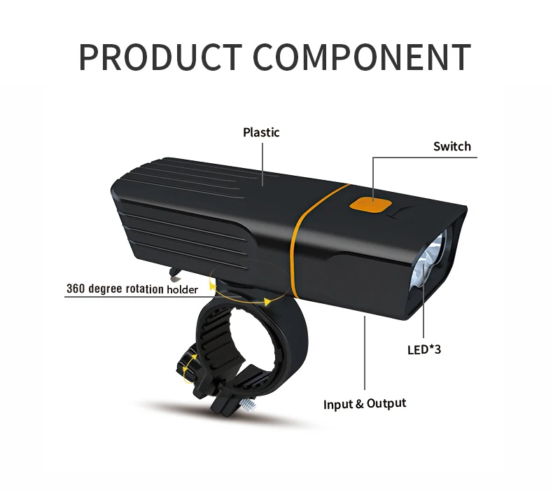 Велосипедный светильник 15000lums 3* T6/L2, велосипедный светильник, встроенный в 5200 мАч, USB зарядное устройство, велосипедный флэш-светильник IPX6, водонепроницаемые Аксессуары для велосипеда