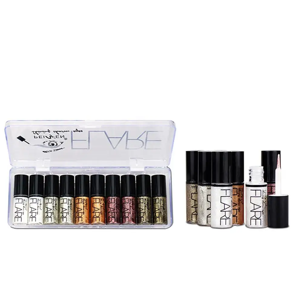

Glitter Eyeliner Glitter Metallic Eyeliner Eyeshadow Pen Shimmer Waterproof Long Lasting Makeup