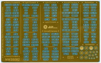 

1/350 WWII IJN Warship Name Plates Connectionless Photoetch