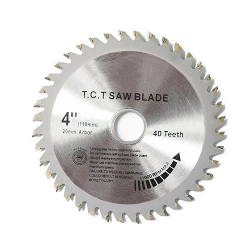 Buy 3Pcs 110m 40 TCT Teeth Saw Blade Angle Grinder Wood Plastic Cutting