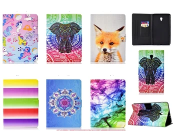 

Tablet Case For Coque Samsung Galaxy Tab A 8.0 T380 Case Unicorn Leather Flip Cover For Etui Samsung Tab A 8.0 T380 2017 Case