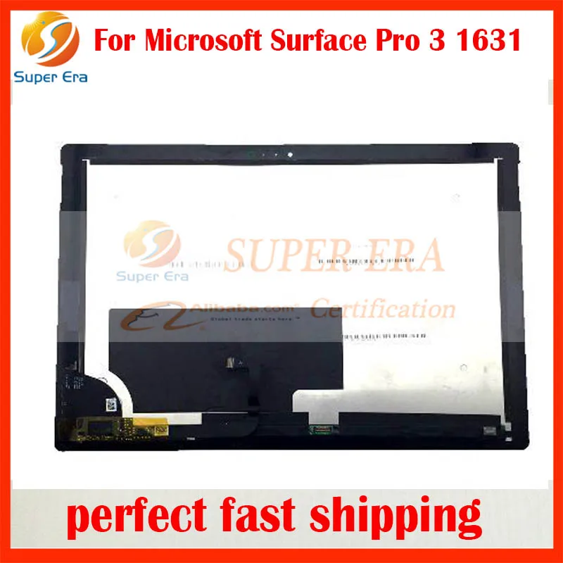 ЖК-дисплей сборки для Microsoft Surface Pro 3(1631) tom12h20 v1.1 ltl120ql01 ЖК-дисплей Дисплей Сенсорный экран планшета Панель