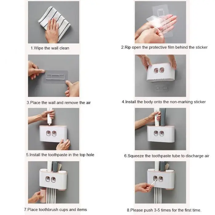 automatic toothbrush dispenser