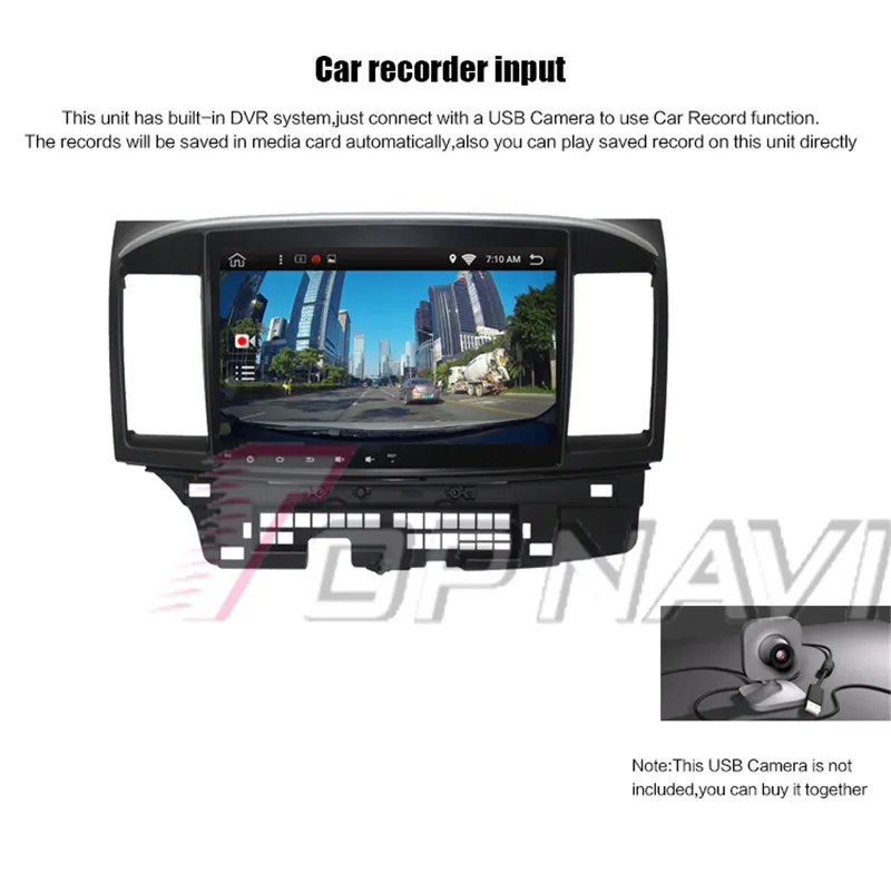 Flash Deal 2 Din Android 8.1 10.1 Inch Car GPS Navigation Multimedia player For Mitsubishi Lancer EX 2010 2011 2012 2013 2014 -2016 Stereo 14