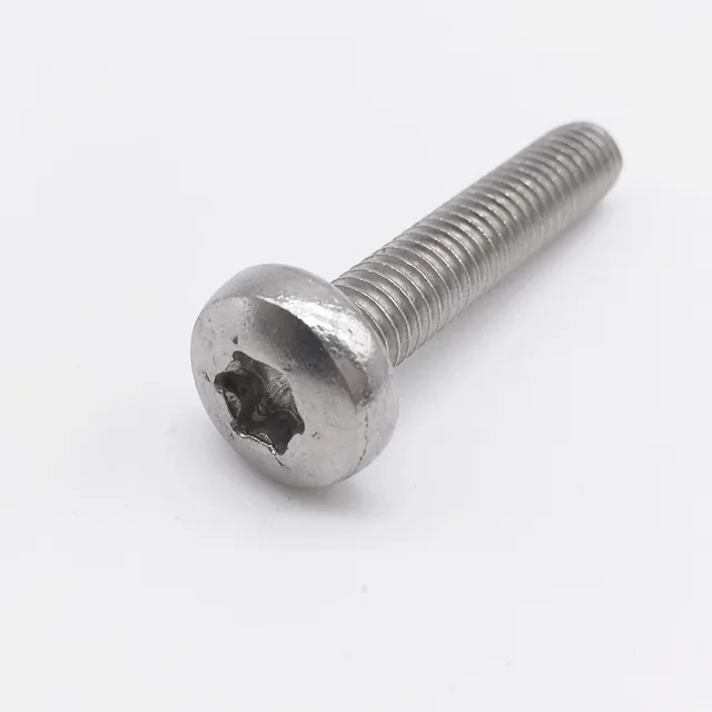 M4 Small Torx Screw M4 Silver High Torque Stainless Steel Round Head