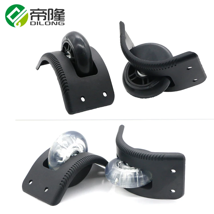 

B003 Trolley wheel suitcase luggage accessories repair caster rubber wheel Rubber pair Crystal wheel pair
