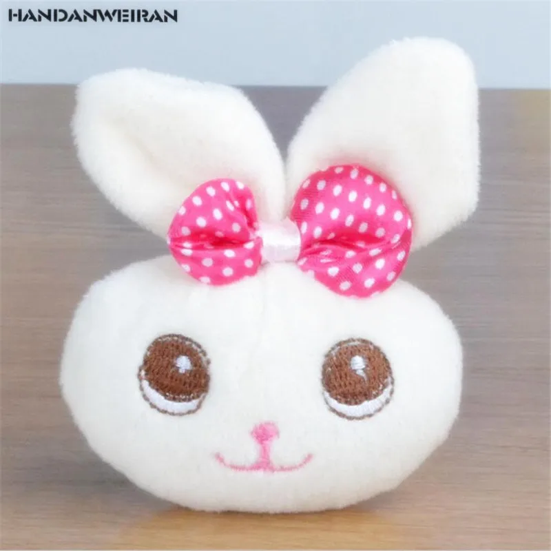 New 1Pcs 8Cm Cute Rabbit Plush Toys Bunny Pendant Doll Children's Toys Wedding Gifts Random Color Factory Direct HANDANWEIRAN 1pcs new mini bow tie toys small duck stuffed plush toy for baby cartoon simulation doll small pendant handanweiran