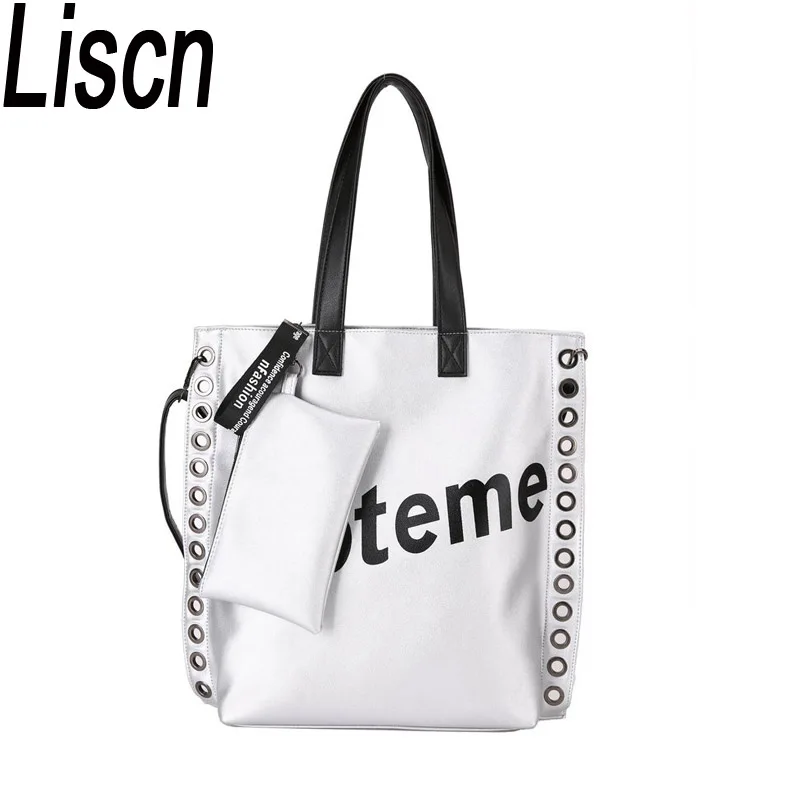 

Messenger bag Bag female 2018 autumn new wave ins large-capacity letter tote bag wild handbag casual student shoulder