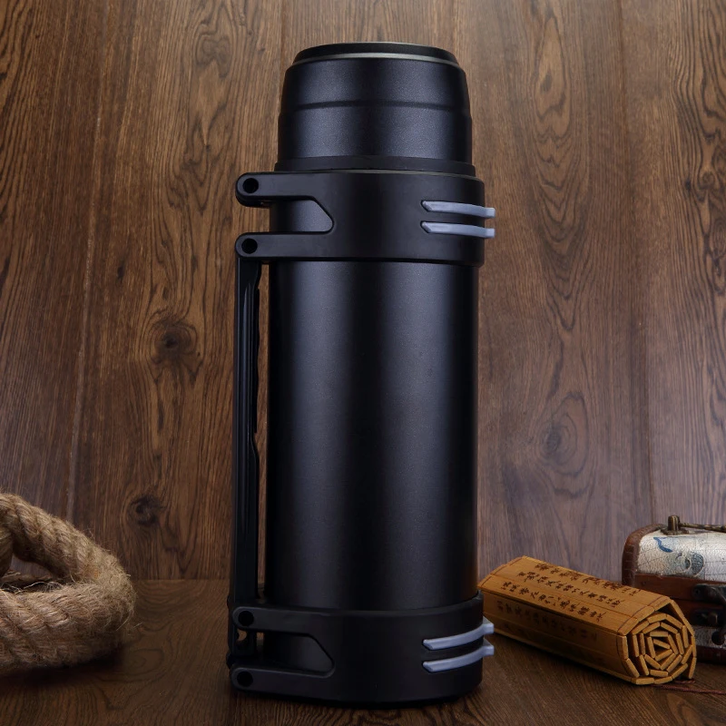 2L 304 Stainless Steel Vacuum Travel Outdoor Thermos Bottle Tea Coffee Insulation Cup Portable Water Kettle Flask Large Capacity
