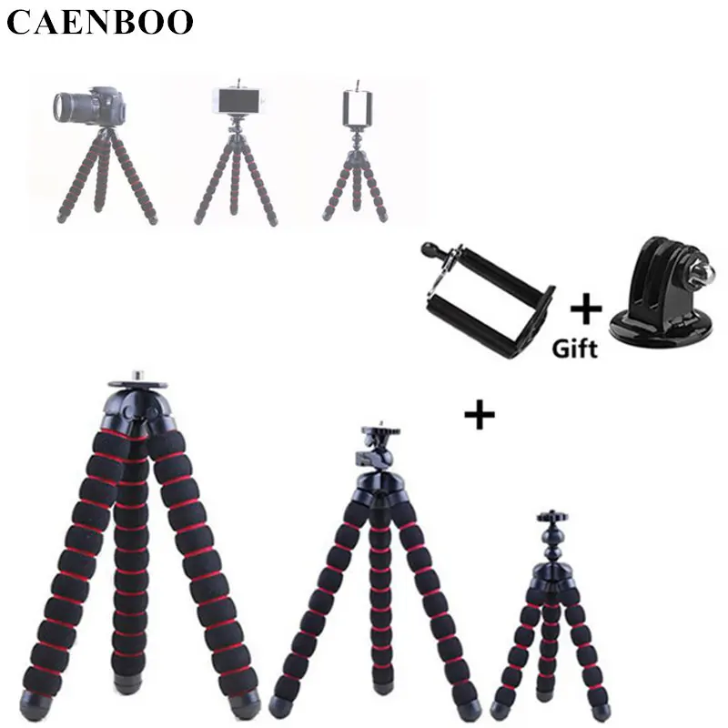 CAENBOO Mini Flexible Tripod Octopus Portable Mount 165 280mm For Canon