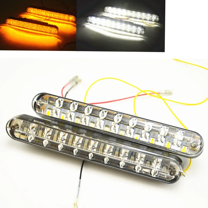 2x 30 LED Car Daytime Running Light DRL Daylight font b Lamp b font with Turn