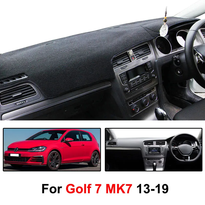 Коврик Xukey для Volkswagen VW Golf 7 MK7 VII 2013 2018 коврик приборной панели чехол Солнцезащитный