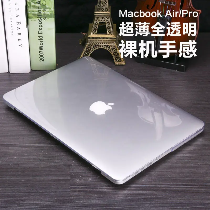 Шаблон печати защитный жесткий чехол+ клавиатура Обложка кожи Набор для 11 12 13 1" Apple Macbook Air Pro retina Touch Bar - Цвет: CrystalClear