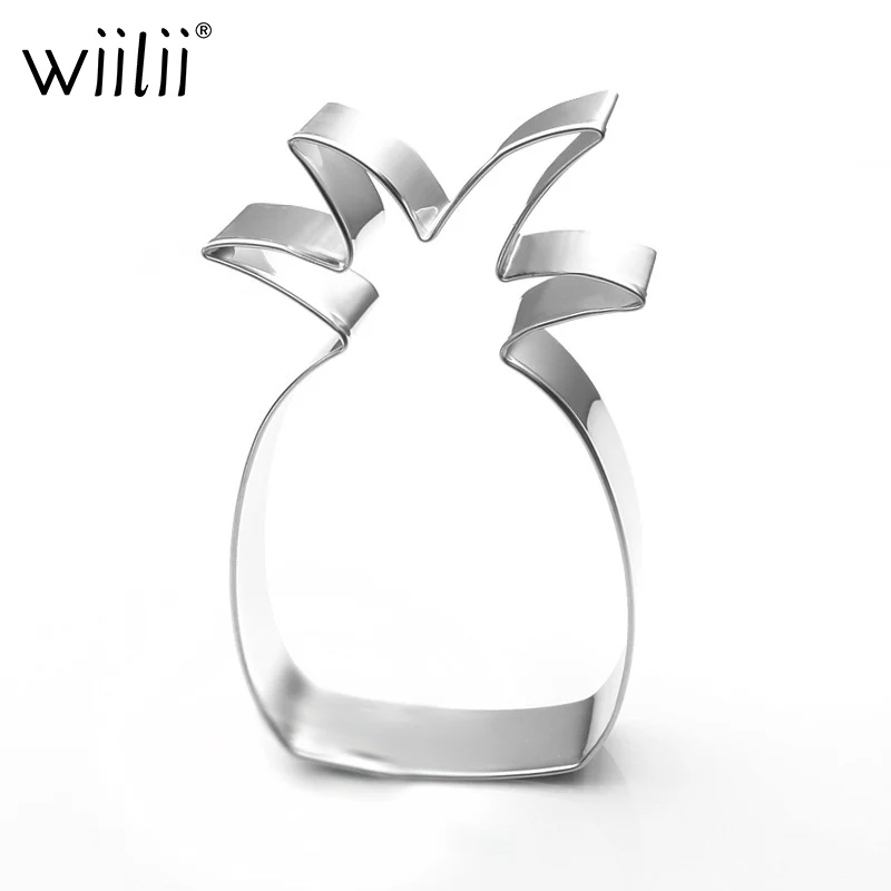 

DIY Stainless Steel Pineapple Cookie Cutter Cookies Cake Biscuit Fondant Mould Fruit Cutters Maker Bake Decorating Tools