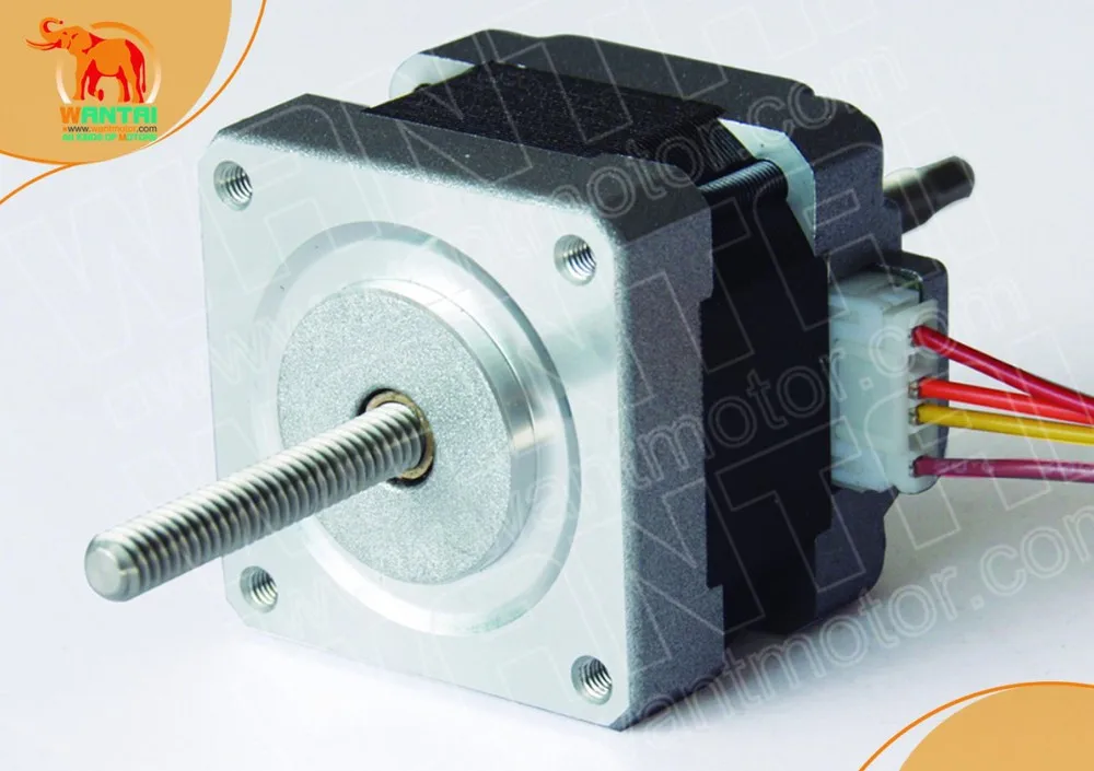 (EU Ship) 1 шт. Nema 39BYGL215A Wantai stepper linear motor 0.4A 21N.cm винт 100 мм CNC KIT|stepper motor|stepper linearstepper |
