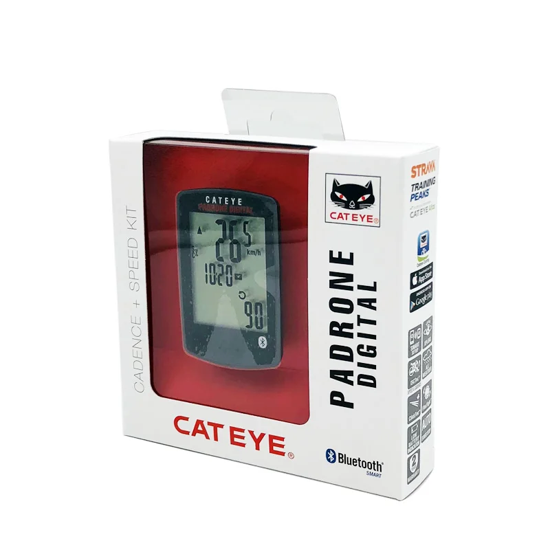 CATEYE Padrone цифровой велосипедный компьютер большой экран автоматический датчик