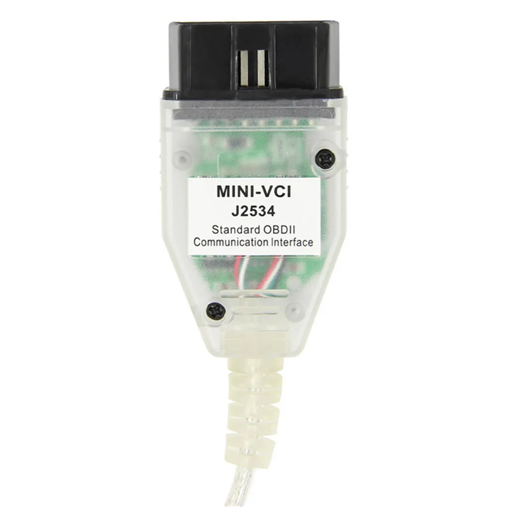 Диагностический кабель OBD2 Mini VCI J2534 16pin для Toyota Lexus Scion TIS Techstream|Кабели и коннекторы