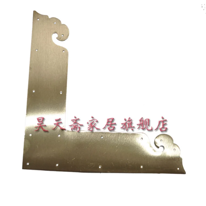 

[Haotian vegetarian] antique copper wrap angle / corner piece / antique furniture copper ornaments / Chinese fitting HTG-043