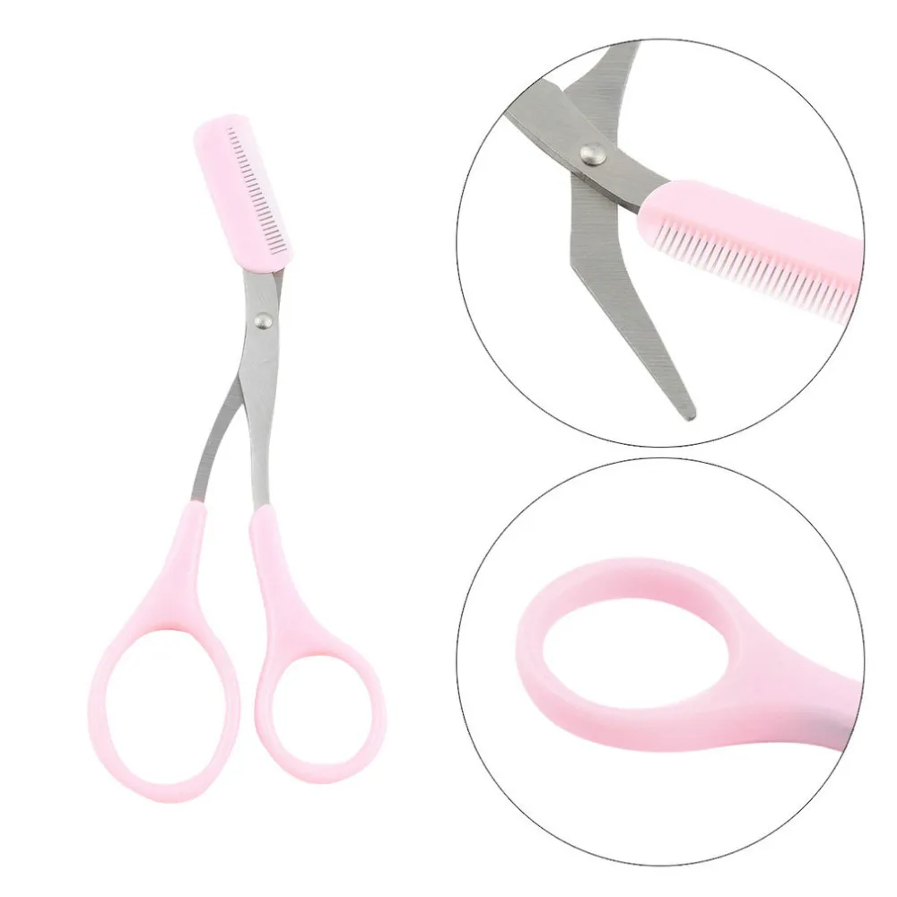 Buy Eyebrow Scissors Trimmer Eyelash Thinning Shears
