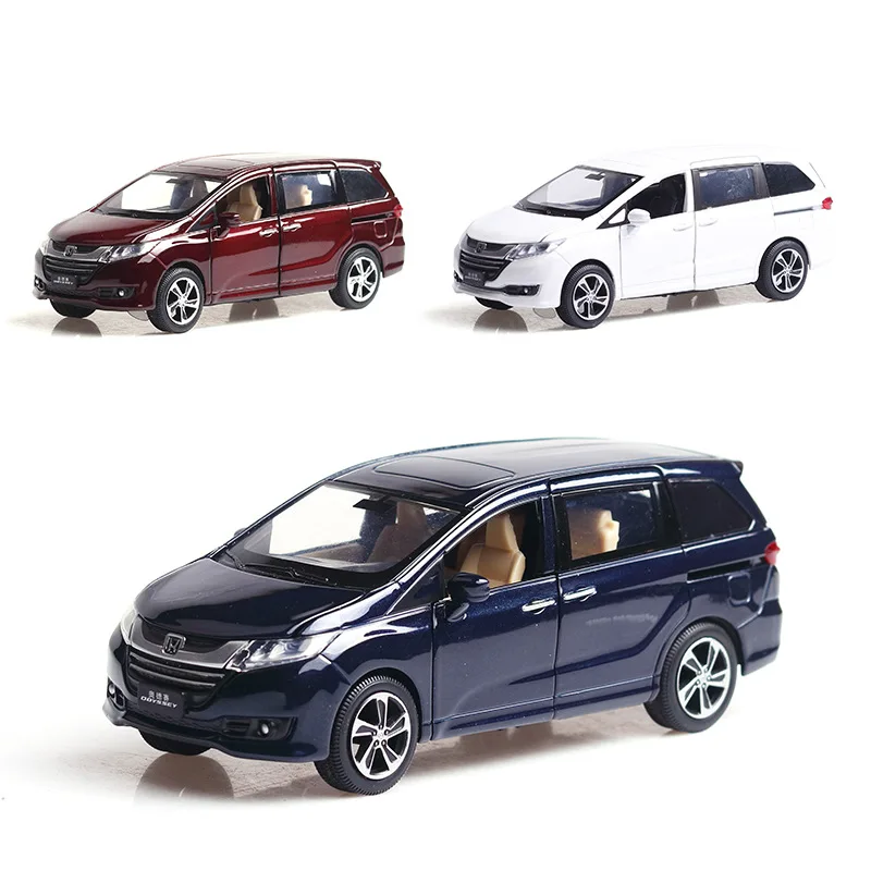 1:32 Honda Odyssey light belt pull-back Автомобиль Моделирование сплав модель автомобиля ремесла