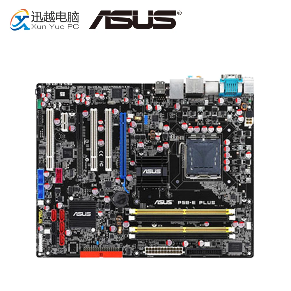 

Asus P5B-E PLUS Deluxe Desktop Motherboard 965 Socket LGA 775 For Core 2 Duo DDR2 8G SATA USB ATX Original Used Mainboard
