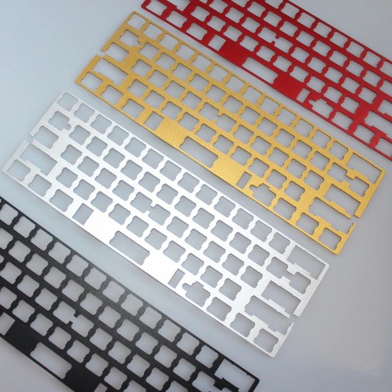 GH60 PCB plate 60 mechanical keyboard poker2 keyboard plate metallic
