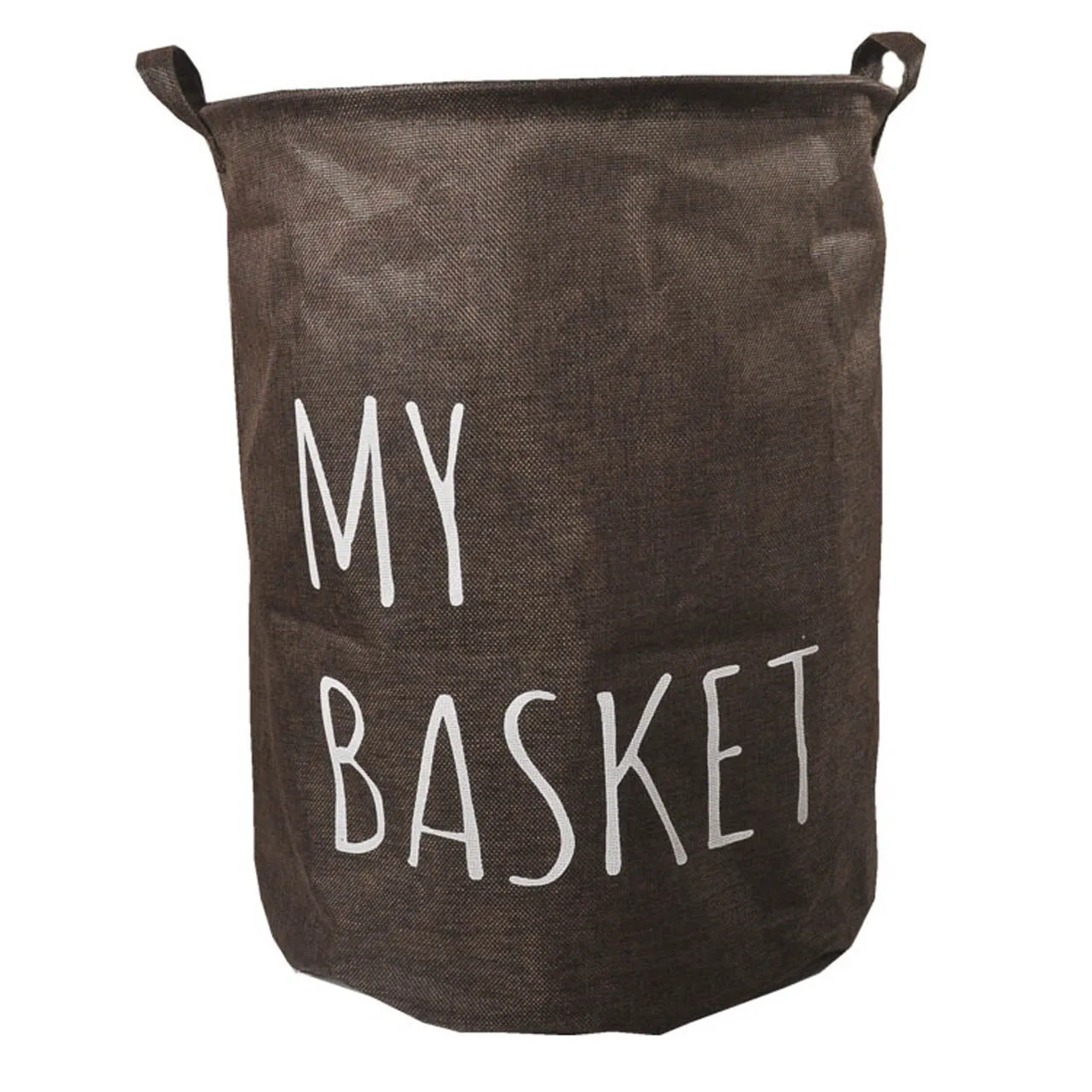 Unique Foldable Cotton Linen Laundry Basket Bag Folding Storage Baskets with High Quality for