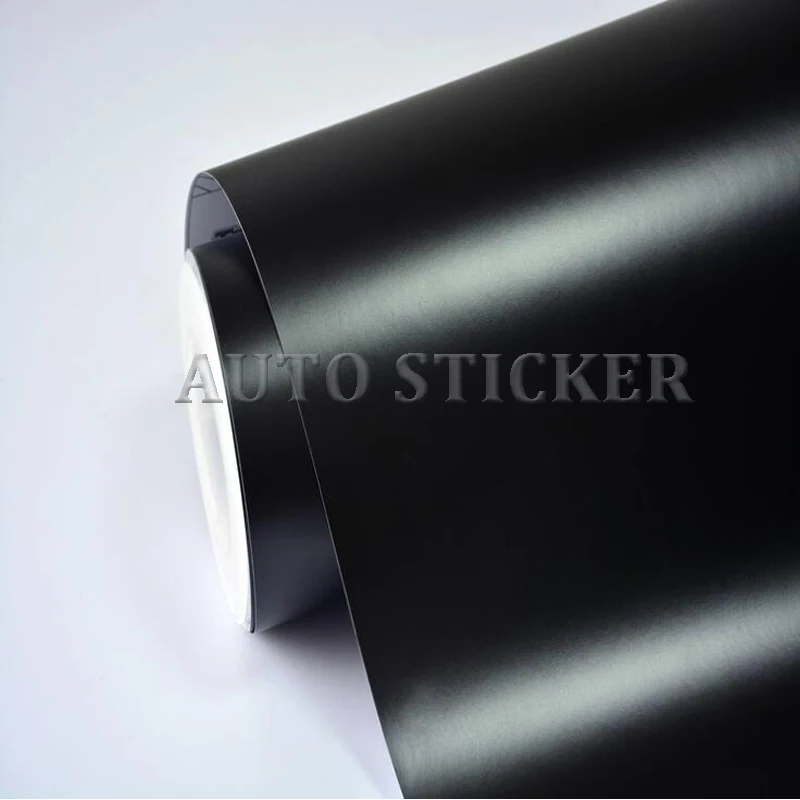 metallic black car vinyl car wraps 8
