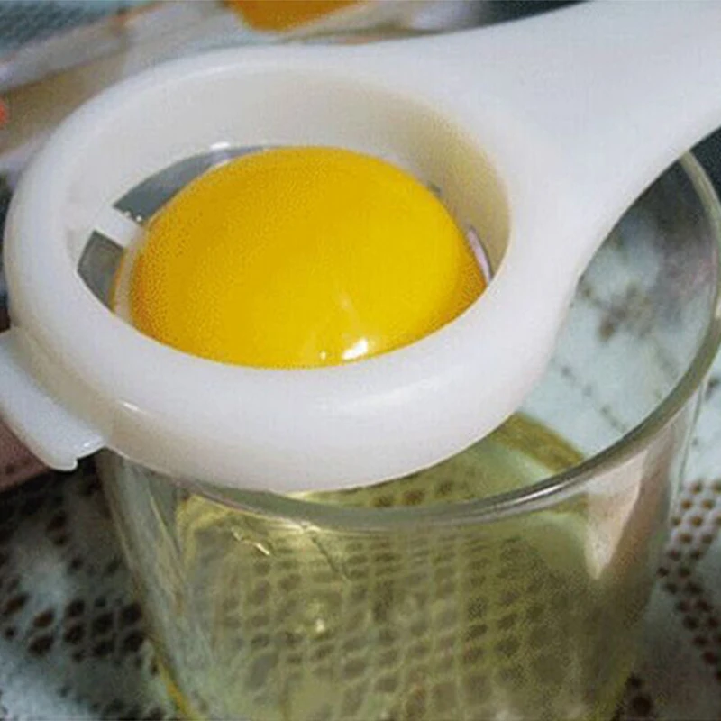Экологичный разделитель яиц кухонное приспособление для приготовления яиц сепаратор устройство для отделения пластиковый сито Разделитель-держатель пищевой материал