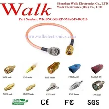 BNC RP-SMA мужской RG316 кабель, BNC SMA RG316 кабель, SMA антенный кабель