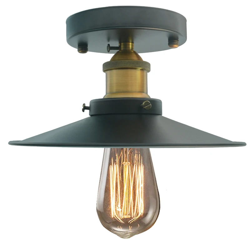 Loft Ceiling Lights Luminaria Vintage Light Lustre Lamp Base E27