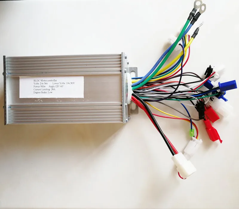 

Silent 60/120 Angle 24v 36v 48v 500W BLDC Controller E bike Controller Hub motor controller Bicicleta Eletrica Engine controlle